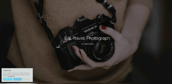 Cookie 通知示例一 Cookie 通知示例一